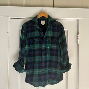 American Eagle Cotton Plaid Shirt M
